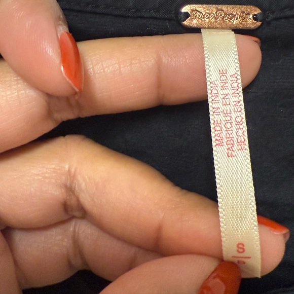 Free People Sally Corset Cropped Tank Top Small Witchy Whimsigoth Fairy Grunge - Picture 7 of 9